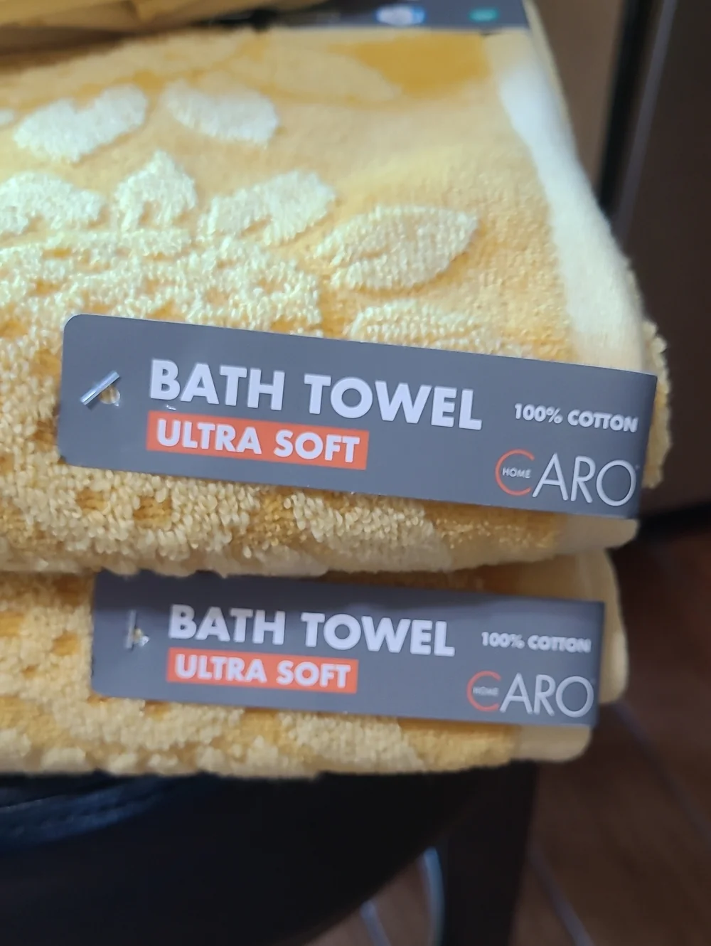 Caro Home Sunflower Bath Towel Set